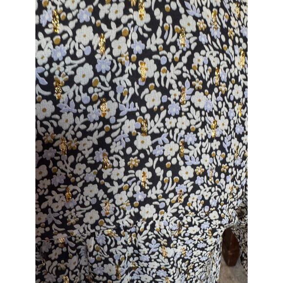 J. Crew Floral Top.  Size 0.  Ditzy Floral. - Picture 5 of 5